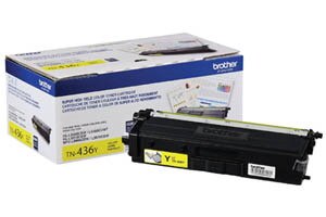 BROTHER TN436Y, TN-436Y OEM/Original Laser Cartridge