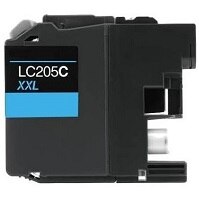 brother LC205C Inkjet Cartridge Cyan